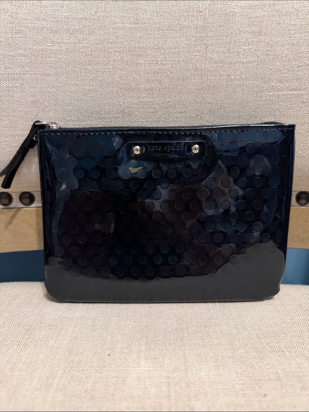 Kate Spade New York Beale Street Signature Dot Mini Cosmetic Bag/Pouch